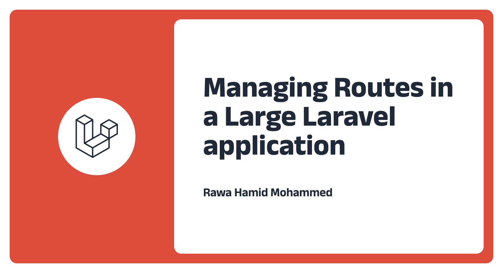 Managing Routes in a Large Laravel application