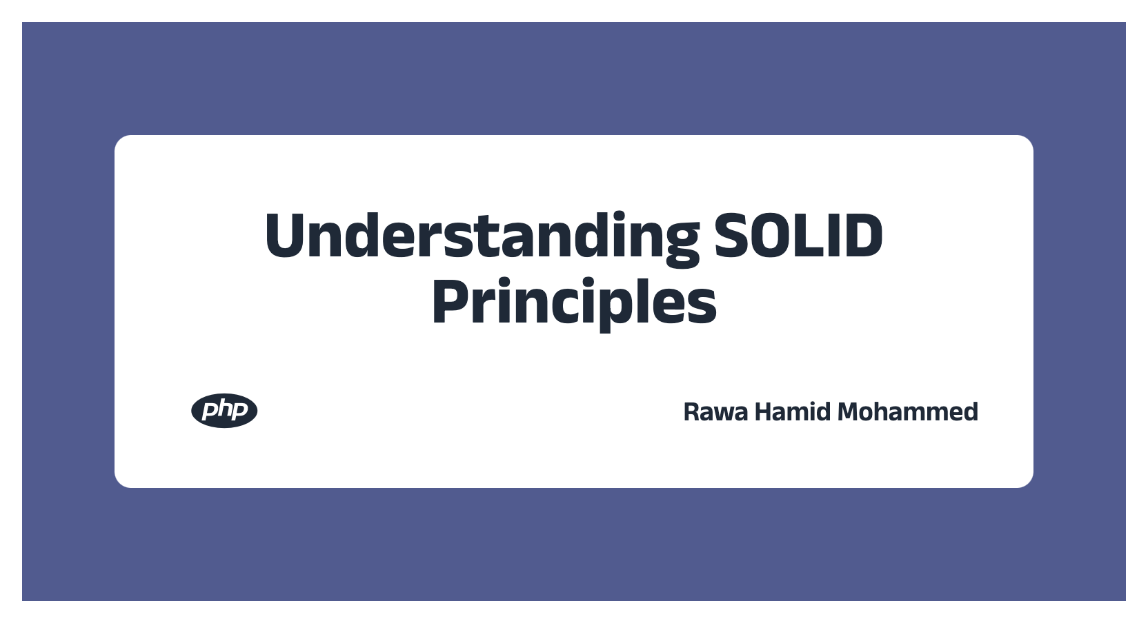 Understanding SOLID Principles