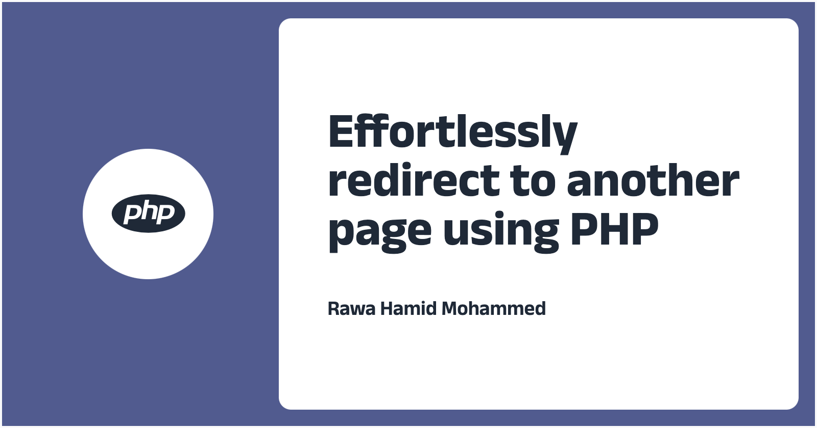 Effortlessly redirect to another page using PHP